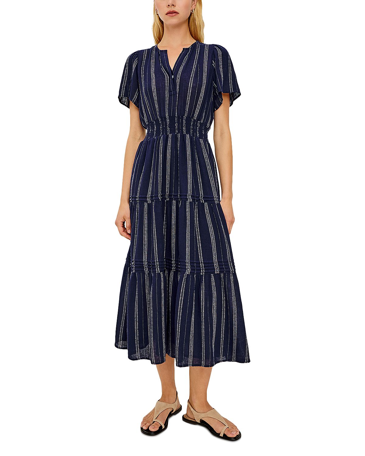 Rails Cannes Tiered Midi Dress