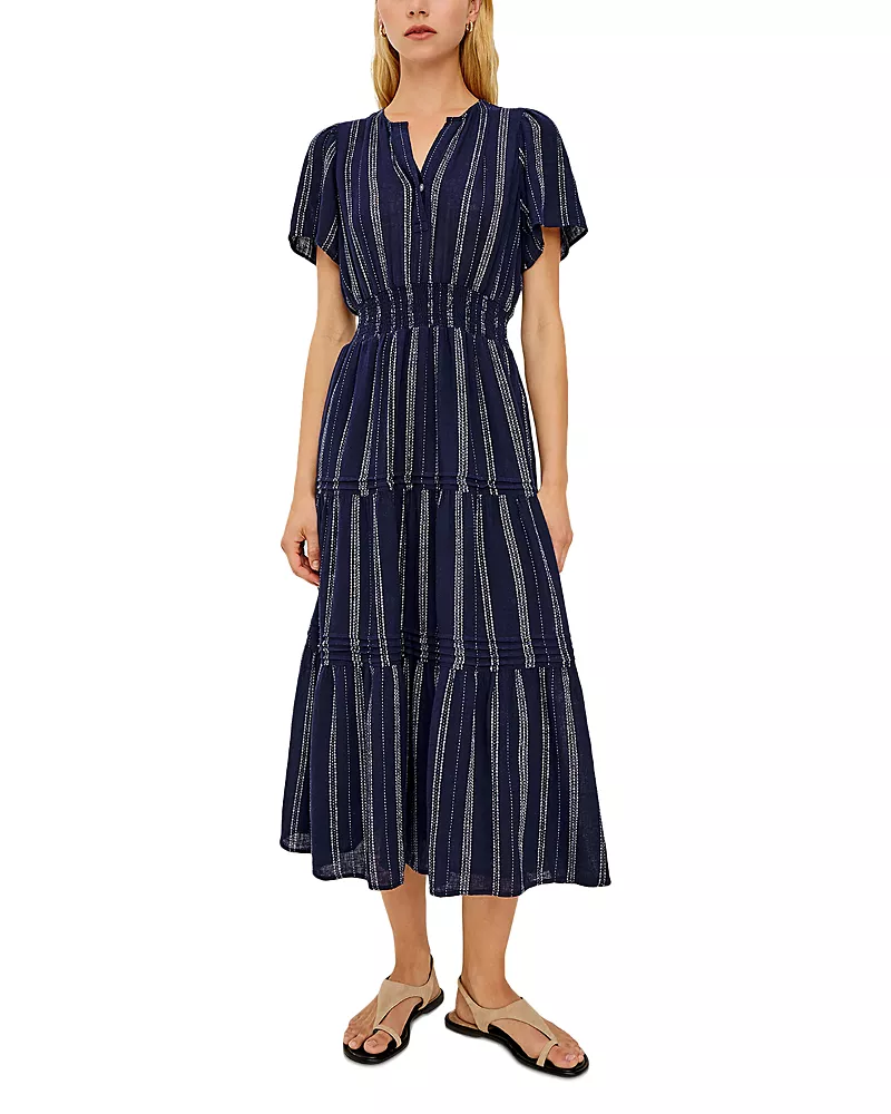 Rails Cannes Tiered Midi Dress
