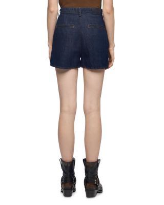 Denim Trouser Shorts