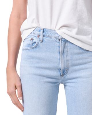 Harper Mid Rise Relaxed Straight Jeans in Flaunt