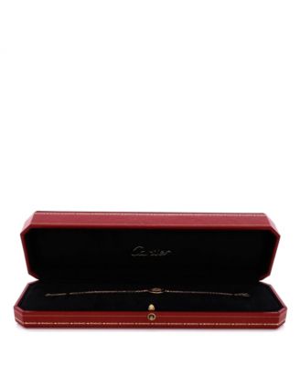  Double C Logo Bracelet 18K Rose Gold with Pink Sapphires