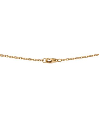 Love Interlocking Necklace 18K Gold and Diamonds 17.25"