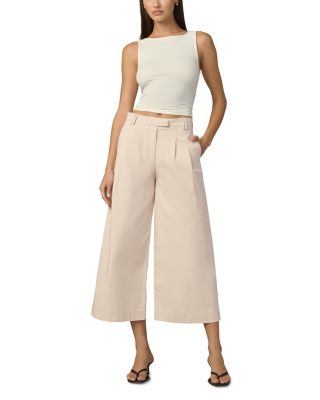The Pleated High Rise Culotte Pants