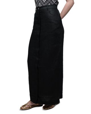 Linen Sheath Skirt 