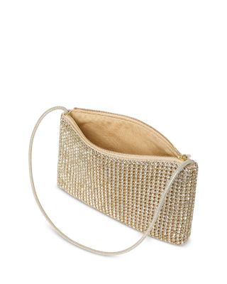 Yara Rhinestone Flat Clutch