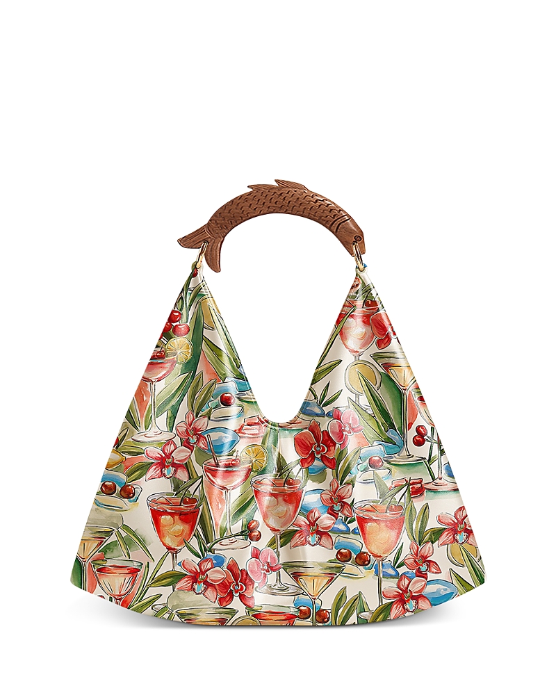 Farm Rio Satin Scarf Medium Bag