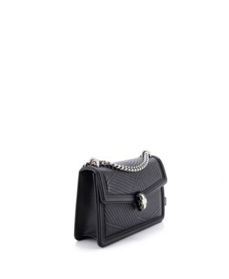  Small Serpenti Forever Shoulder Bag Quilted Leather