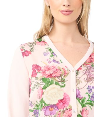 Ted Baker Lisa Mixed Media Cardigan | Bloomingdale's Women