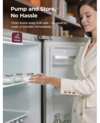 M9 Breast Pump Hands Free Mobile Flow, App Discreet Wearable Breast Pump, 2 Pack, Cozy Red