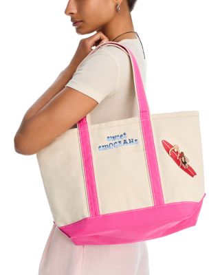 Surf Sweet Emoceans Large Canvas Tote Bag