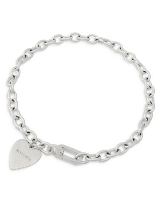 Lia Heart Charm Chunky Necklace, 17"