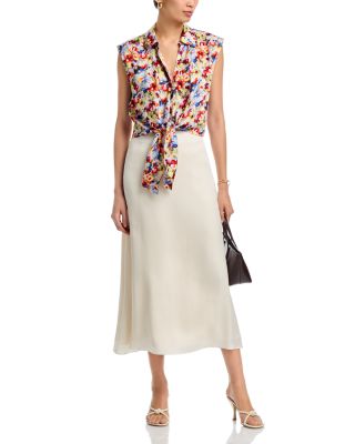 Wildflower Bunch Sleeveless Marianna Top