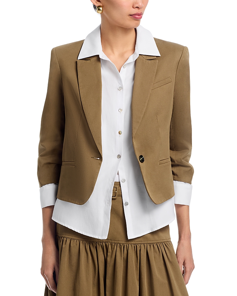 Cinq a Sept Peri Ruched Sleeve Jacket