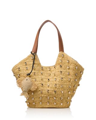 Raffia Fish Bag Charm