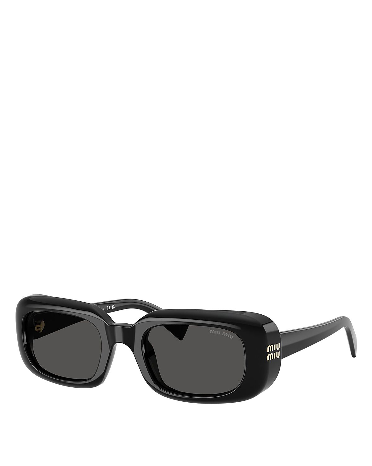 Miu Miu Rectangular Sunglasses, 52mm