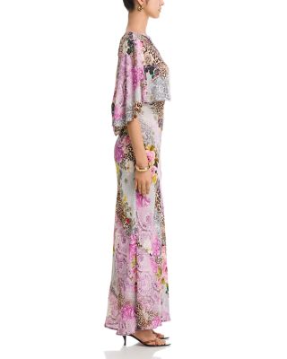 Izel Cape Maxi Dress