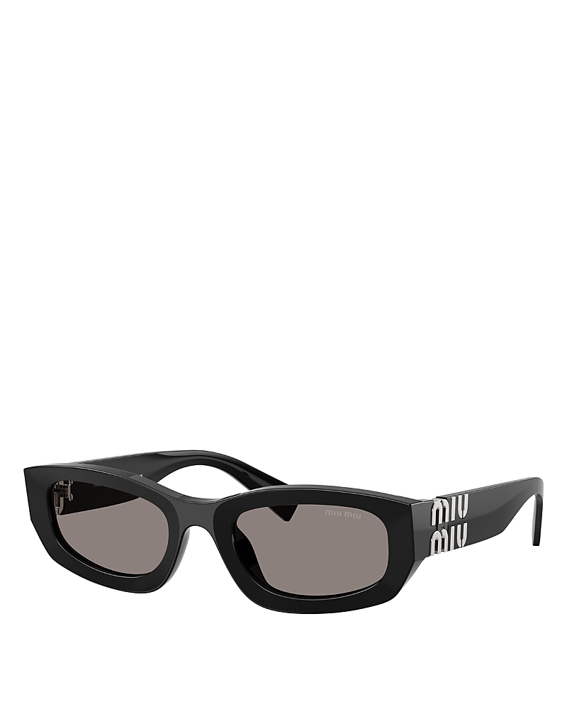 Miu Miu Rectangular Sunglasses, 53mm · OS