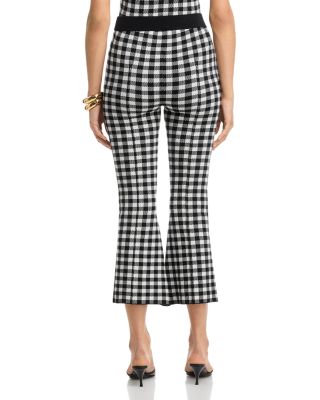 Gingham Knit Pants - Exclusive