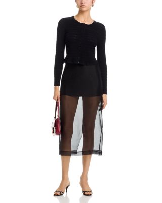 Pointelle Cardigan Sweater - Exclusive