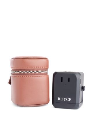International Travel Adapter & Leather Case