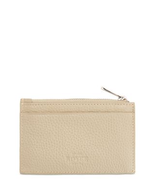 Zippered Compact Card Case Wallet