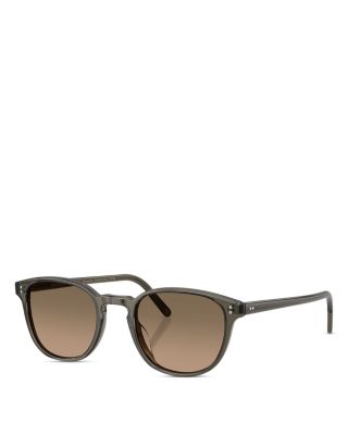 Fairmont Round Sunglasses, 49mm