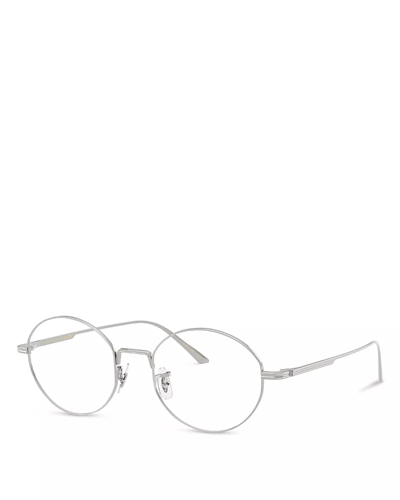Oliver Peoples Oval Blue Light Sunglasses, 50mm