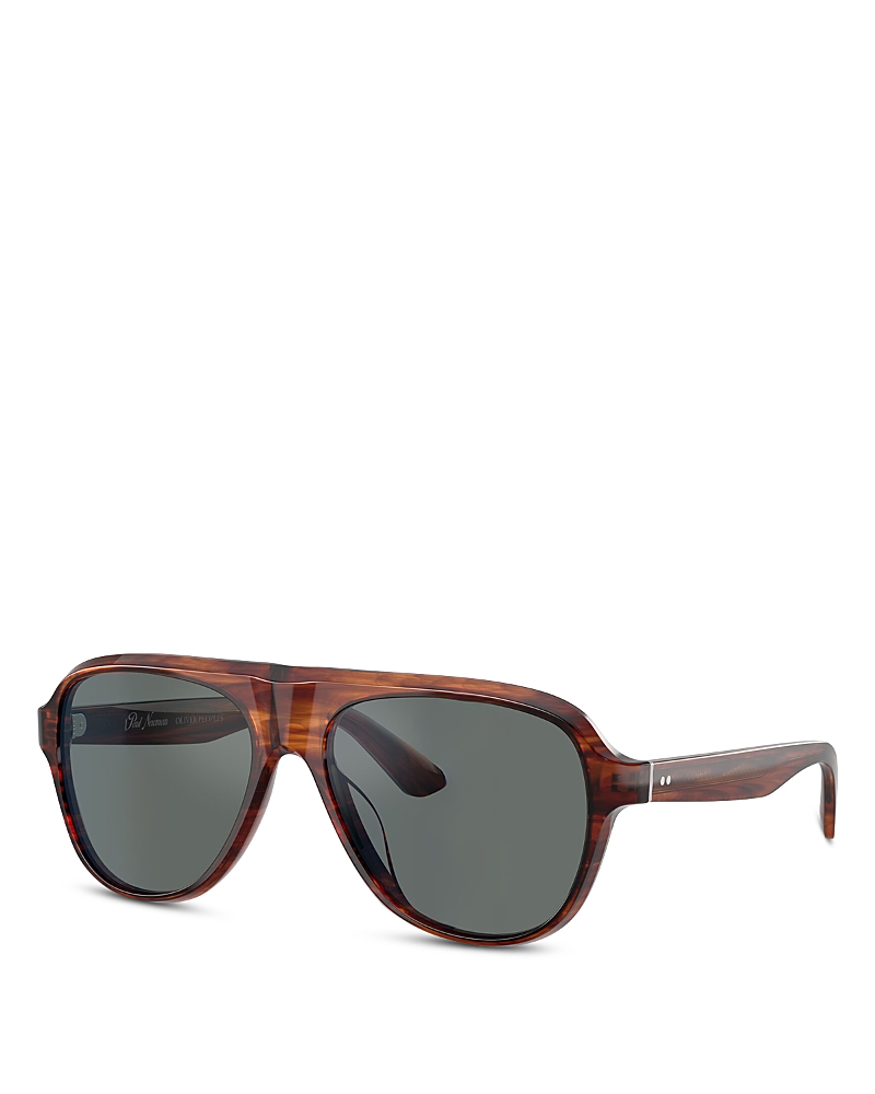 Oliver Peoples Paul Newman Sun Aviator Sunglasses, 57mm