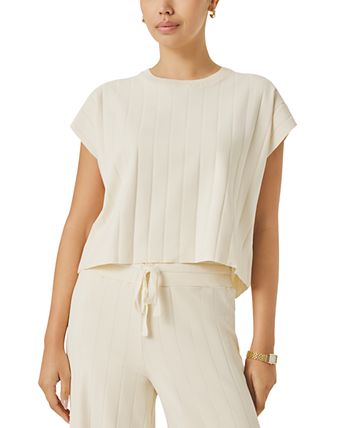 x @Cellajaneblog Wide Rib Knit Top