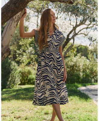  Alba Linen Belted Dress