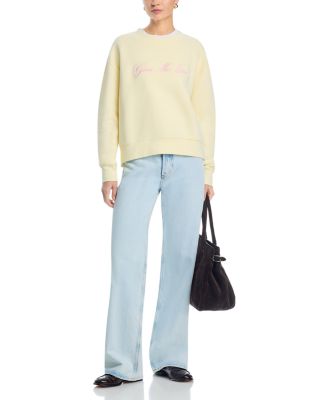 Give Me Love Embroidered Sweatshirt - Exclusive 