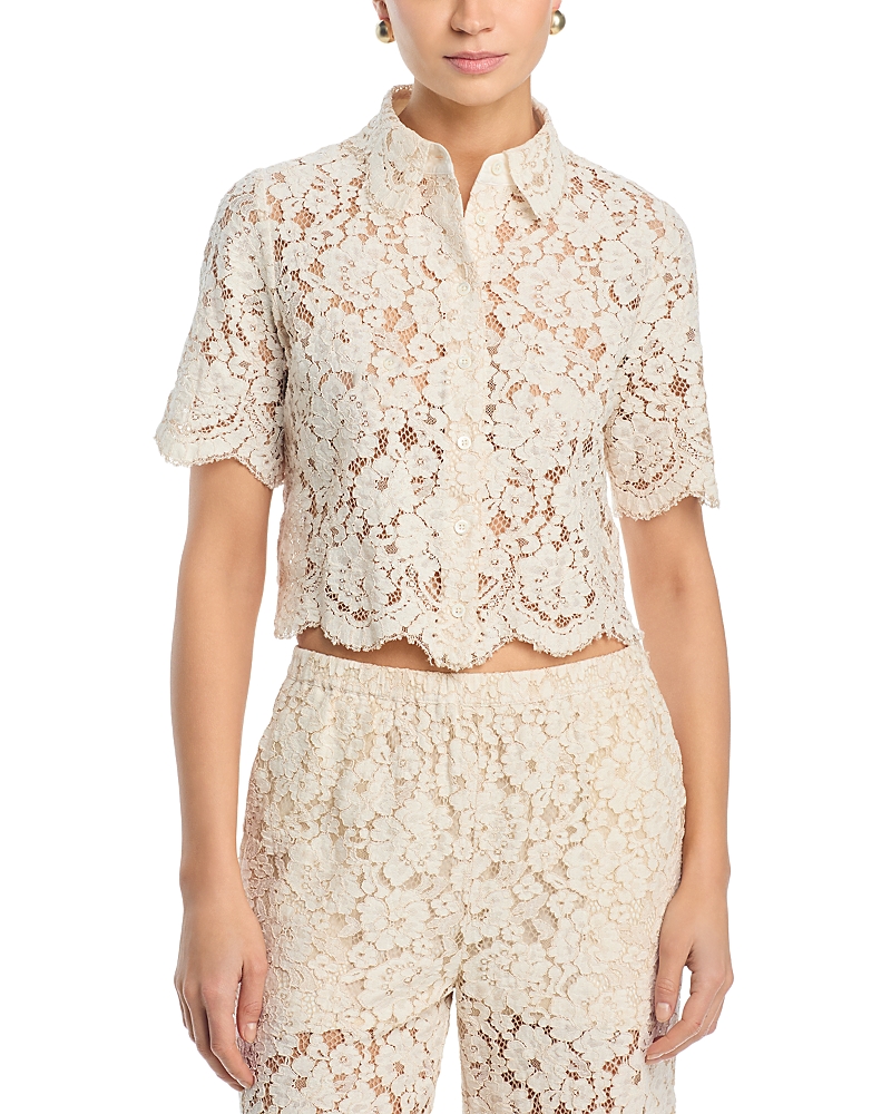 Frame The Bloom Lace Shirt