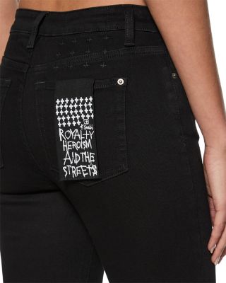 Spray On Jet Black High Rise Jeans in Black