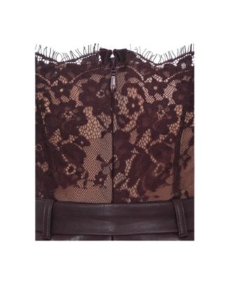  Fiera Plunging Halter Belted Midi Dress