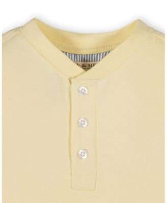 Boys' Organic Short Sleeve Henley Tee - Little Kid