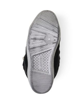  Unisex Curb Sneakers Id Chain In Suede