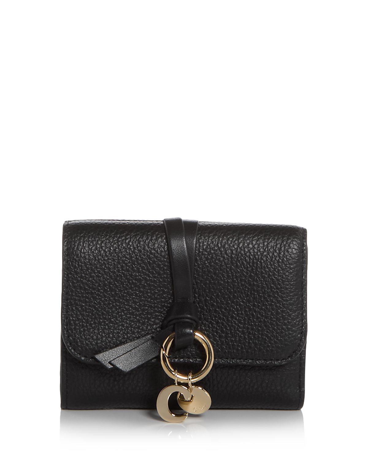 Chloe Alphabet Leather Trifold Wallet