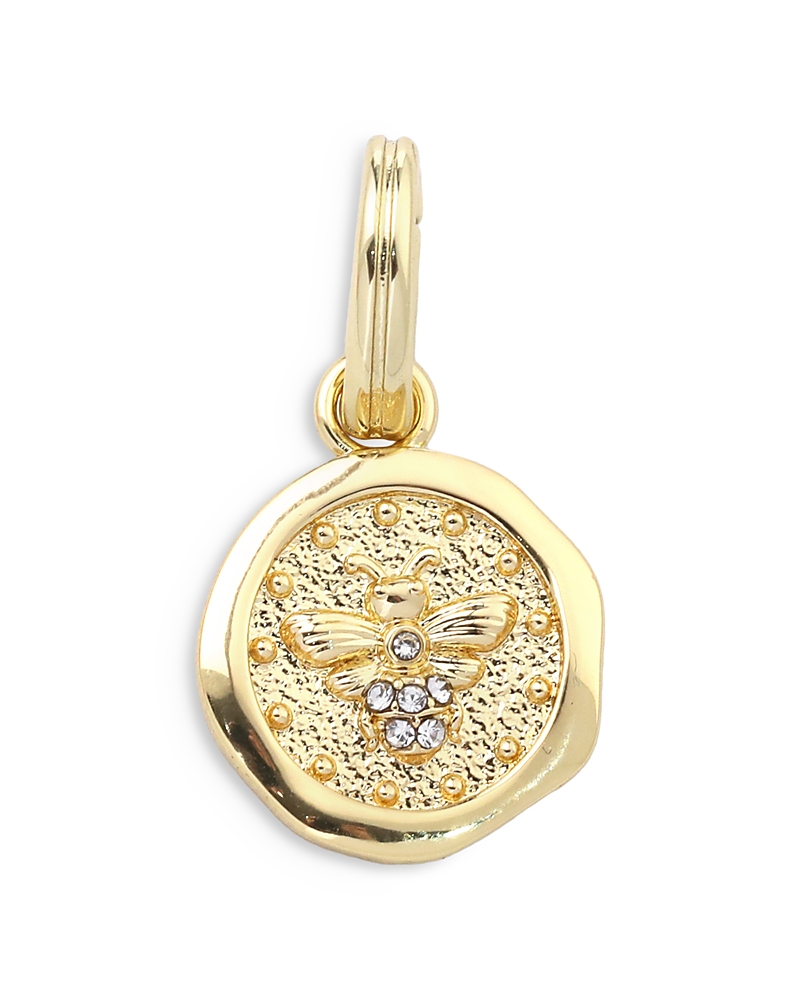 Aqua Pave Bee Disc Charm - Exclusive