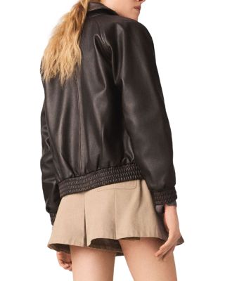 Cropped Leather Jacket