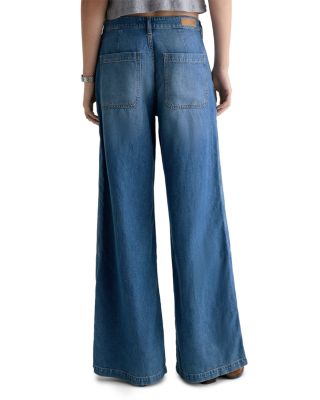 Stella Low Slung Palazzo Jeans in Galaxy