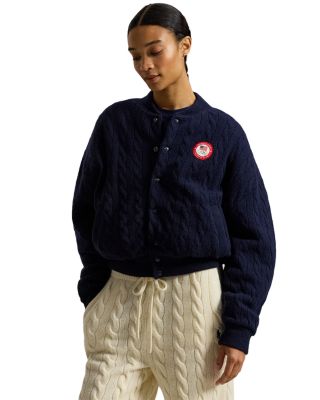 Team USA Wool Cashmere Baseball Jacket