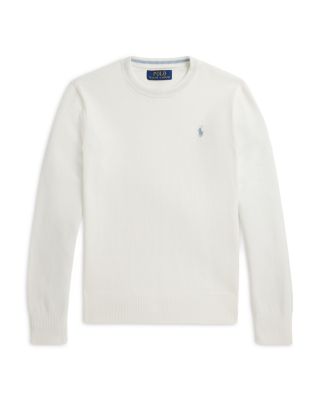 Boys' Cotton Crewneck Sweater - Big Kid