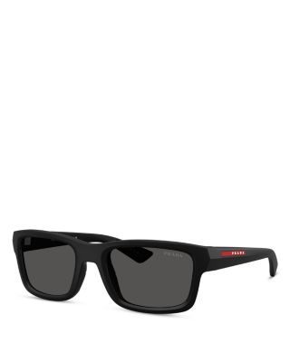 Sport Linea Rossa Rectangular Sunglasses, 54mm