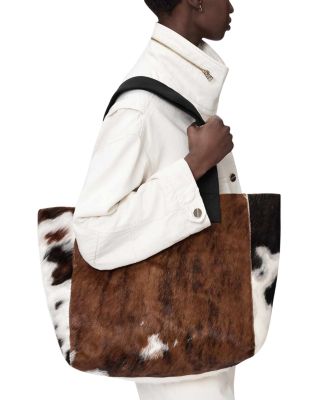 Izzy Large Cow Print Calf Hair Tote