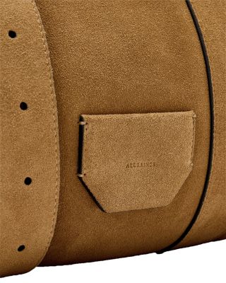 Ares Suede Shoulder Bag