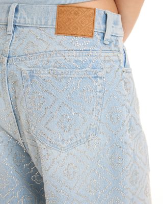 Hotfix Baggy Denim Shorts