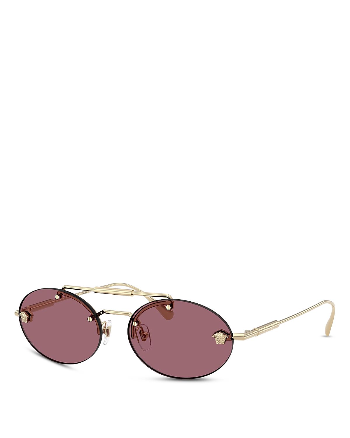Versace Oval Sunglasses, 56mm