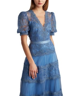 Fatiha Floral Lace and Chiffon Dress