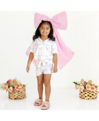  Girls' Gingham Trellis Lounge Set - Little Kid, Big Kid