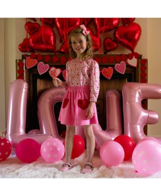 Girls' Heart Pocket Babycord Skirt - Little Kid, Big Kid